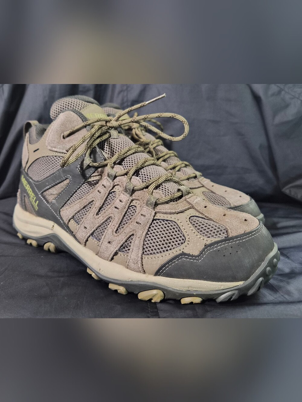 Men's Merrell Accentor 3 Mid "Boulder" Waterproof Hiking Boots (J135467W) Sz. 9W